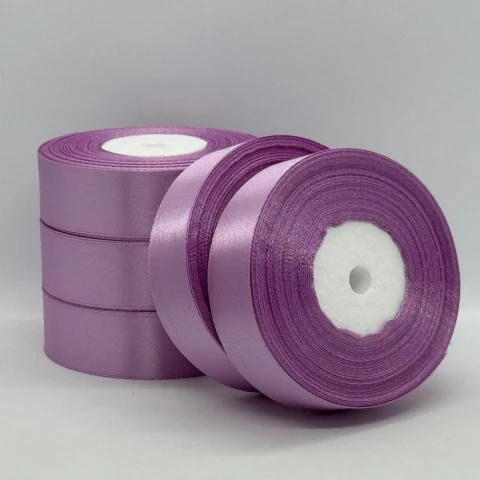 Атласная лента 2,5 см (33 м.), 69 бузково - рожевий