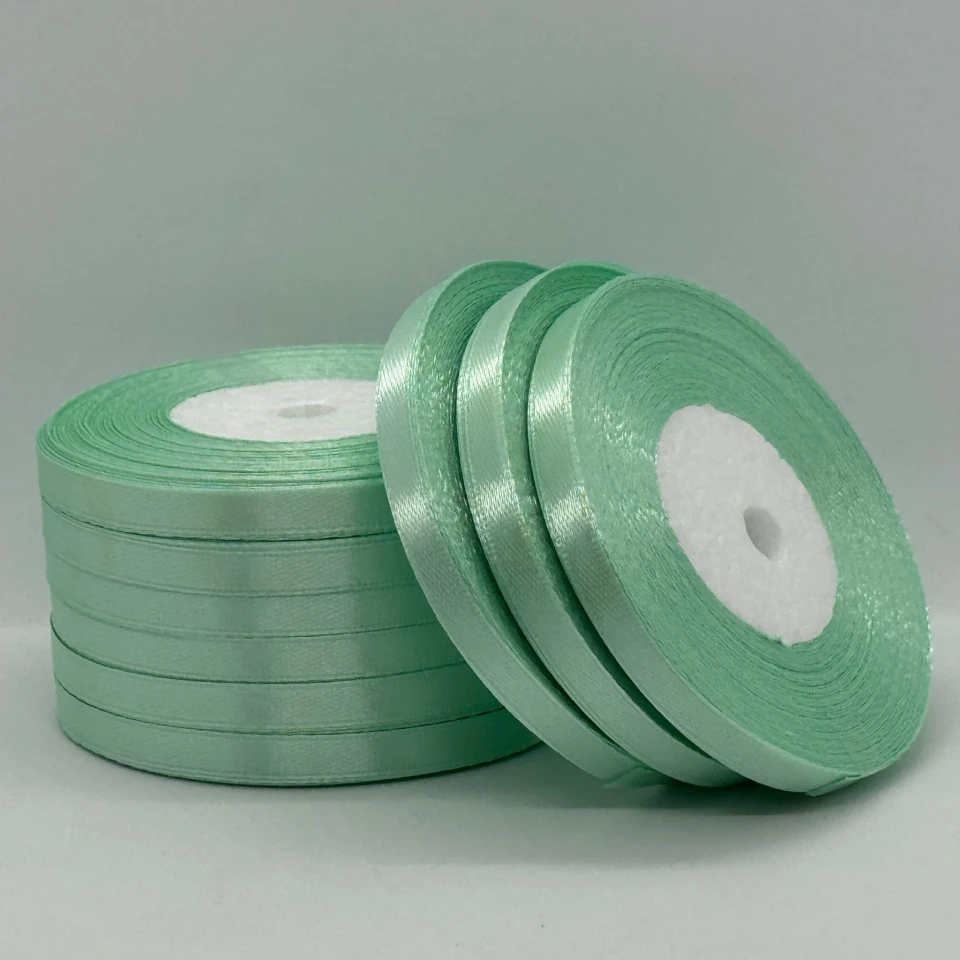 Атласная лента 0.6 см (33 м.), 181 мята