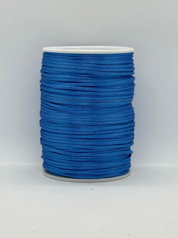 Шнур атласный корсетный 2.3 мм (100 ярдов/91,44 м.), 36 блакитний