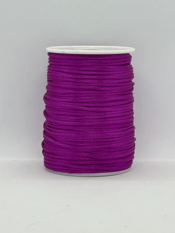 Шнур атласный корсетный 2.3 мм (100 ярдов/91,44 м.), 86 темна фуксія