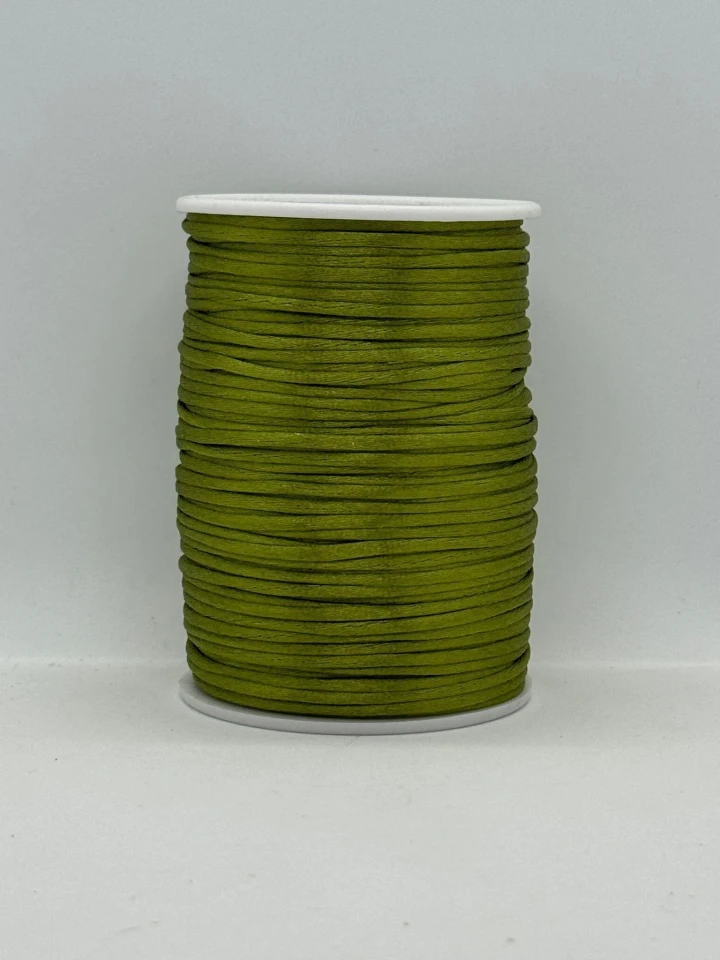 Шнур атласный корсетный 2.3 мм (100 ярдов/91,44 м.), 42 хакі