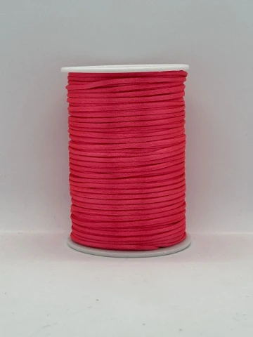 Шнур атласный корсетный 2.3 мм (100 ярдов/91,44 м.), 58 кораловий