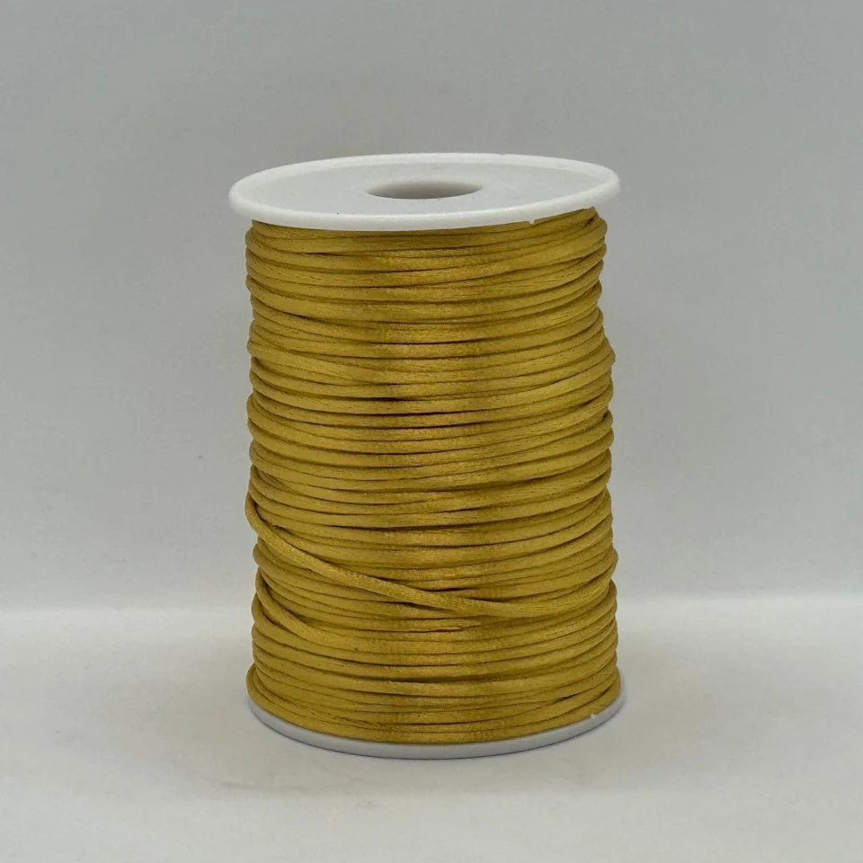 Шнур атласний корсетний 2.3 мм (100 ярдів/91,44 м.), 19 бронзовий