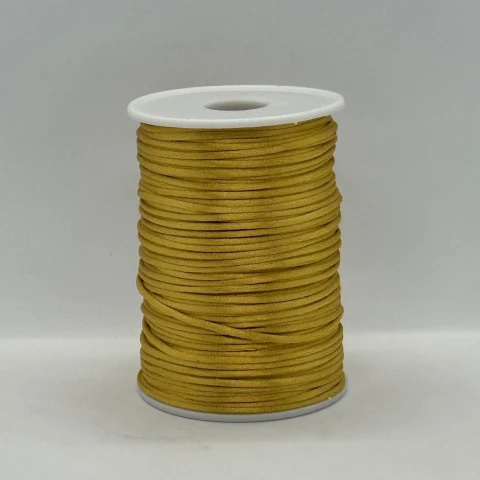 Шнур атласний корсетний 2.3 мм (100 ярдів/91,44 м.), 19 бронзовий