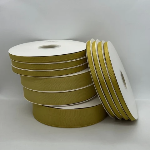 Лента репс 2,5 см (100 ярдов/91 м.), 1232 латунний