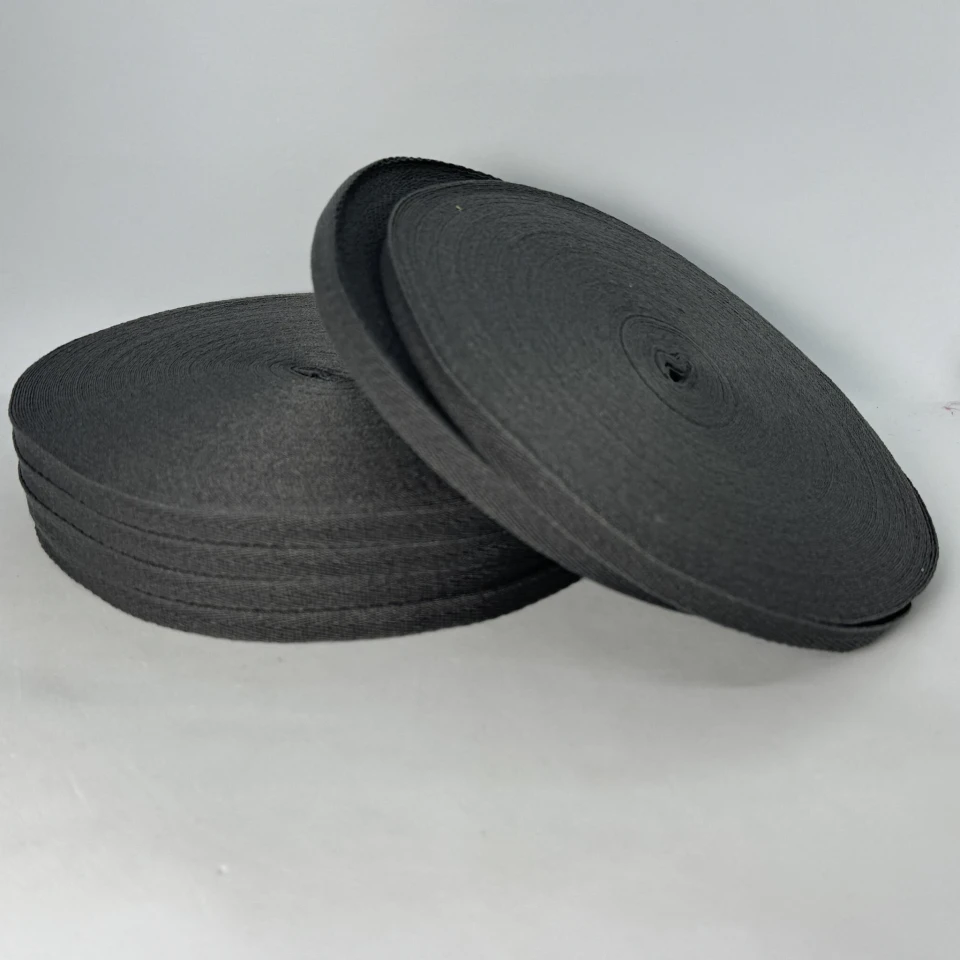 Кіперна стрічка 1 см (40м.), 2259 сірий графіт