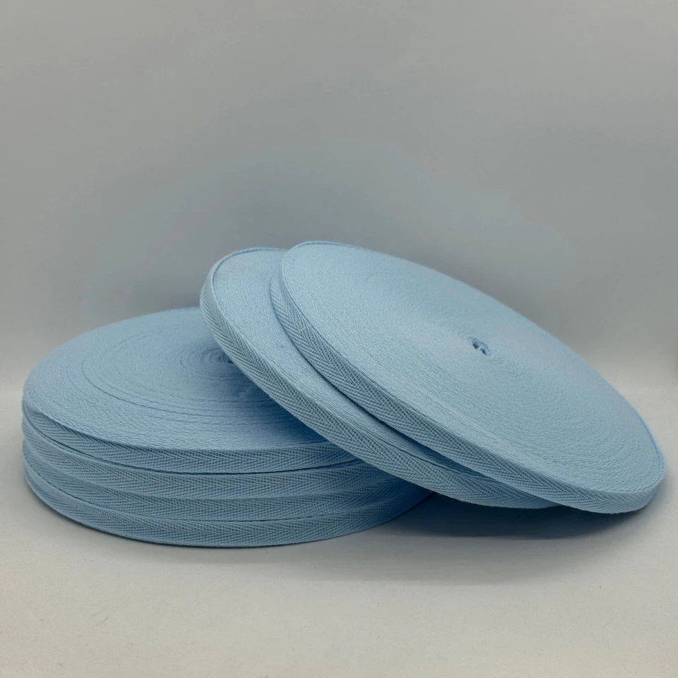 Кіперна стрічка 1 см (40м.), 2122 світлий небесний