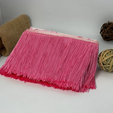 Бахрома танцевальная лапша «Сердце танца» 15 см (9 метров), 5 рожевий