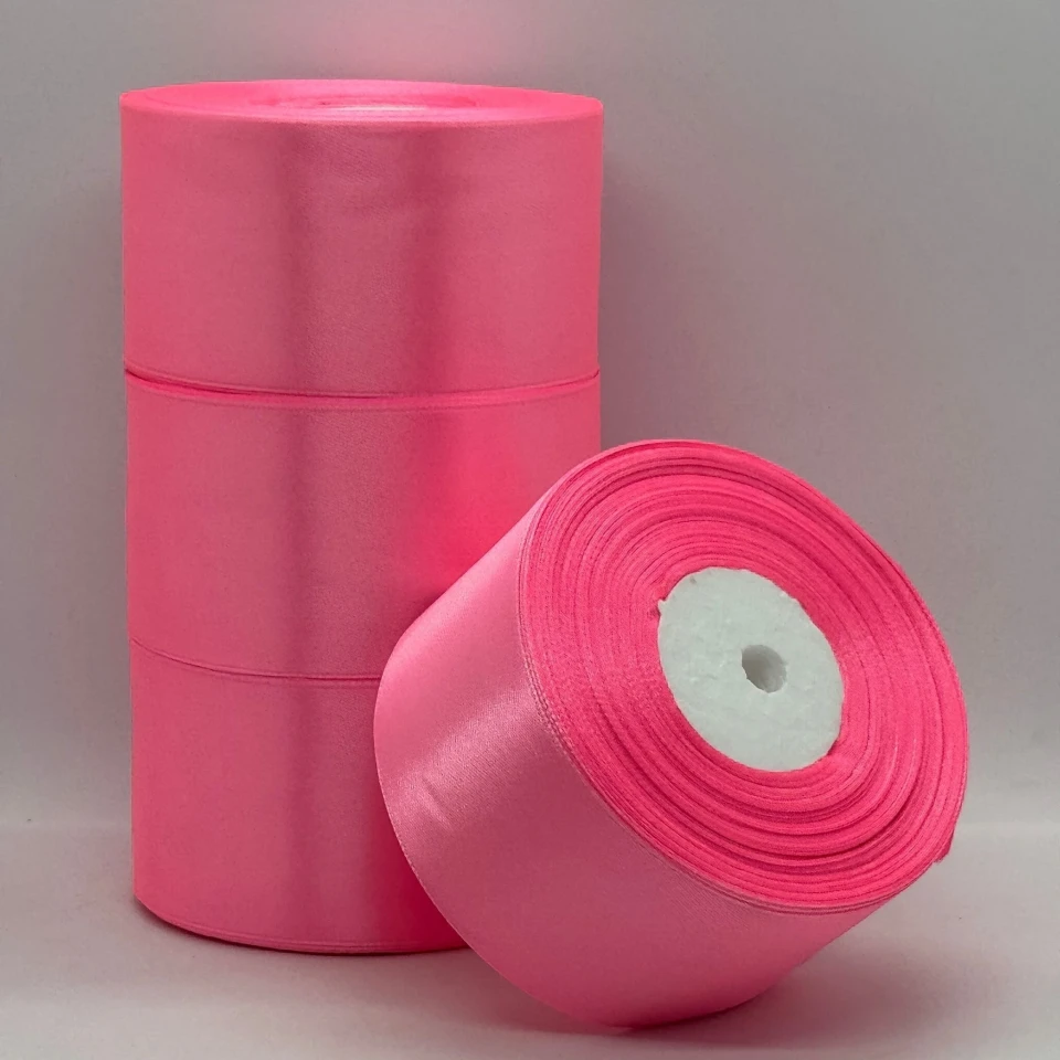 Атласная лента 5 см (33 м.), 05 барбі