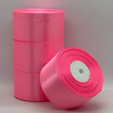 Атласная лента 5 см (33 м.), 05 барбі