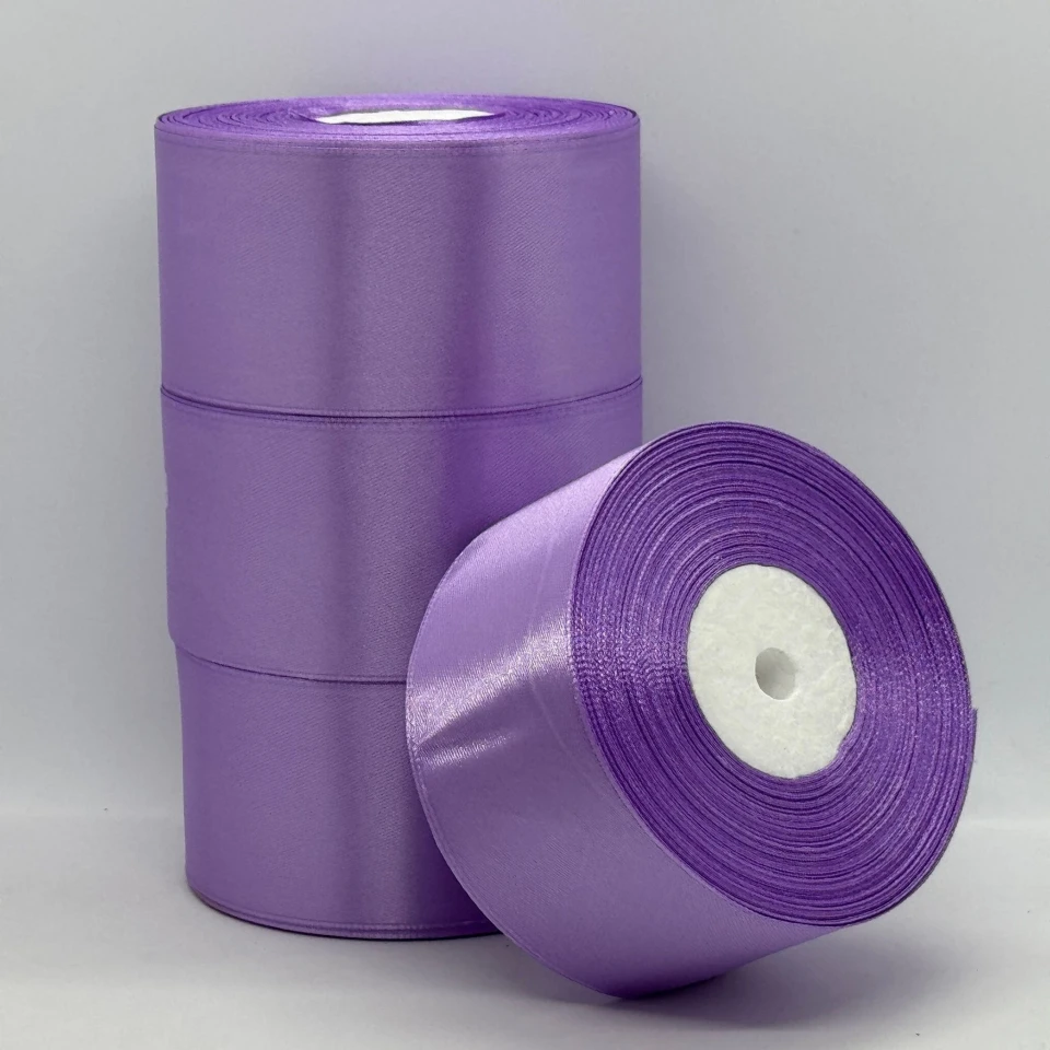 Атласная лента 5 см (33 м.), 125 індиго