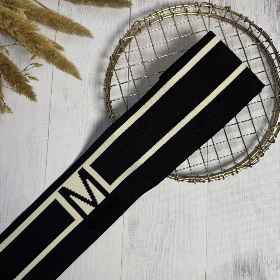 Трикотажный пояс довяз Мода (8.5см*90 см), чорний