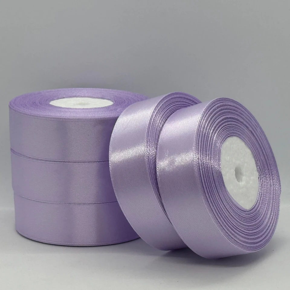 Атласная лента 2,5 см (33 м.), 141 бузковий