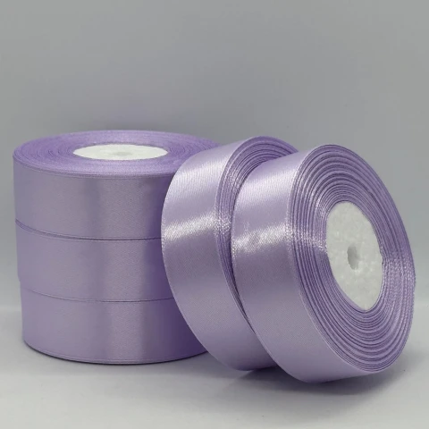 Атласная лента 2,5 см (33 м.), 141 бузковий