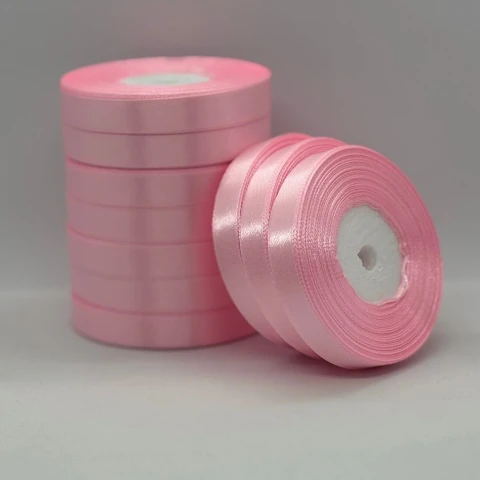 Атласная лента 1.2 см (33 м.), 04 французька троянда