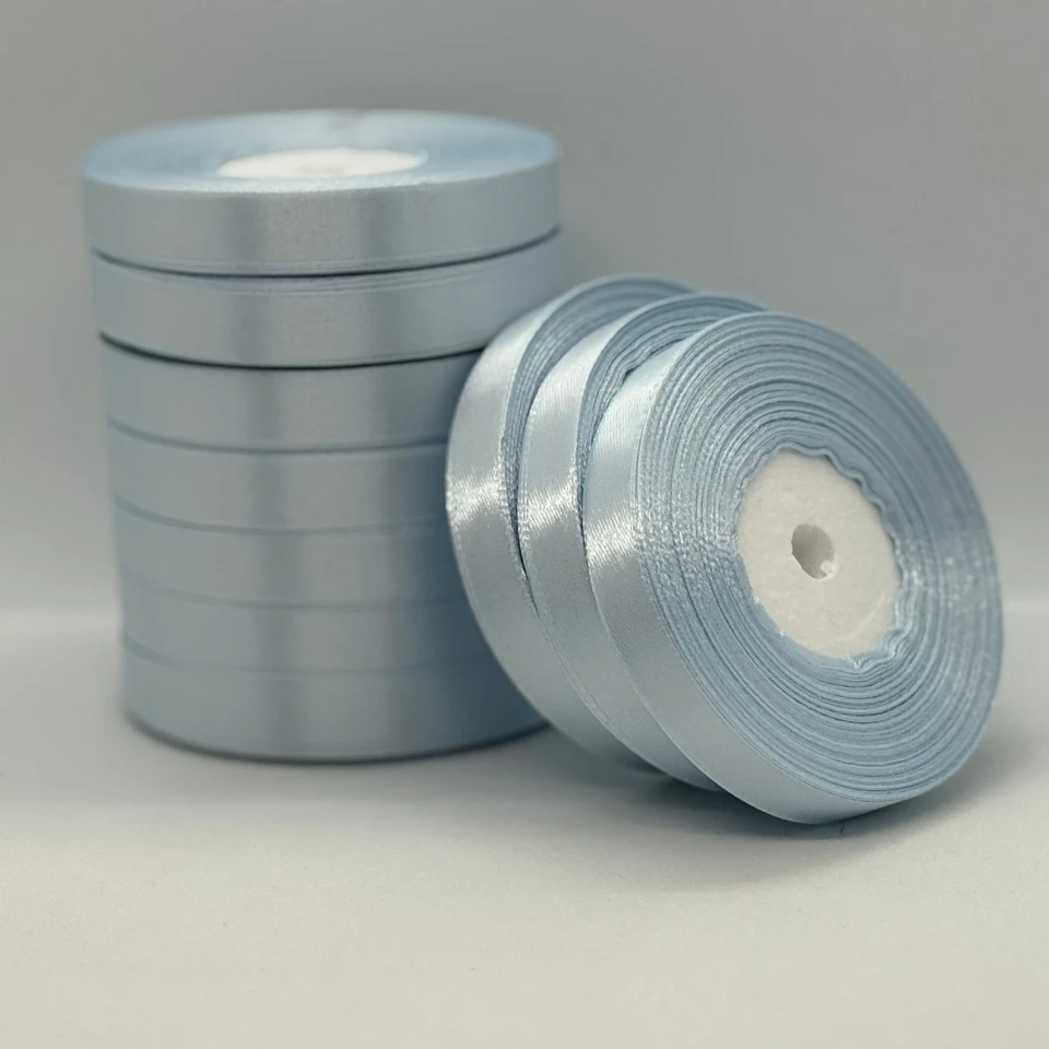 Атласна стрічка 1.2 см (33 м.), 178 світло сірий