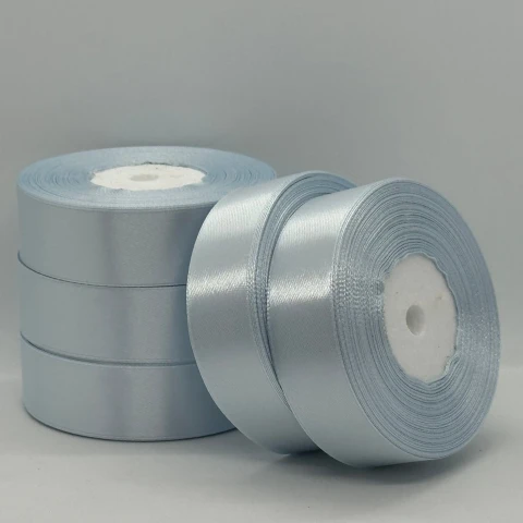 Атласна стрічка 2.5 см (33 м.), 178 світло сірий