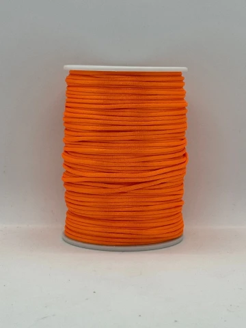 Шнур атласный корсетный 2.3 мм (100 ярдов/91,44 м.), 60 помаранчевий