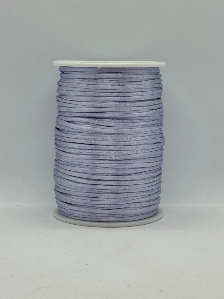 Шнур атласный корсетный 2.3 мм (100 ярдов/91,44 м.), 99 світлий фіолетовий