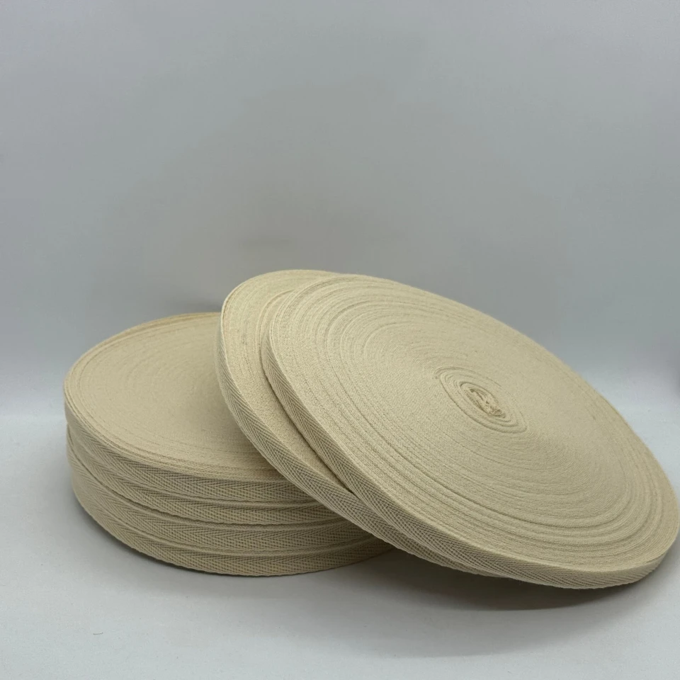 Кіперна стрічка 1 см (40м.), 2333 айворі