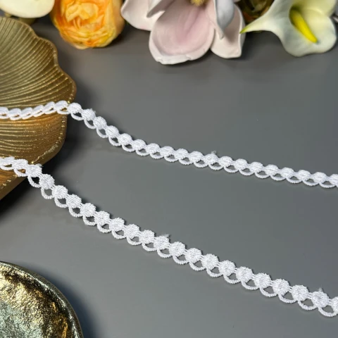 Кружева полиэстер ВВ"Светлая гармония" (1 м.), білий