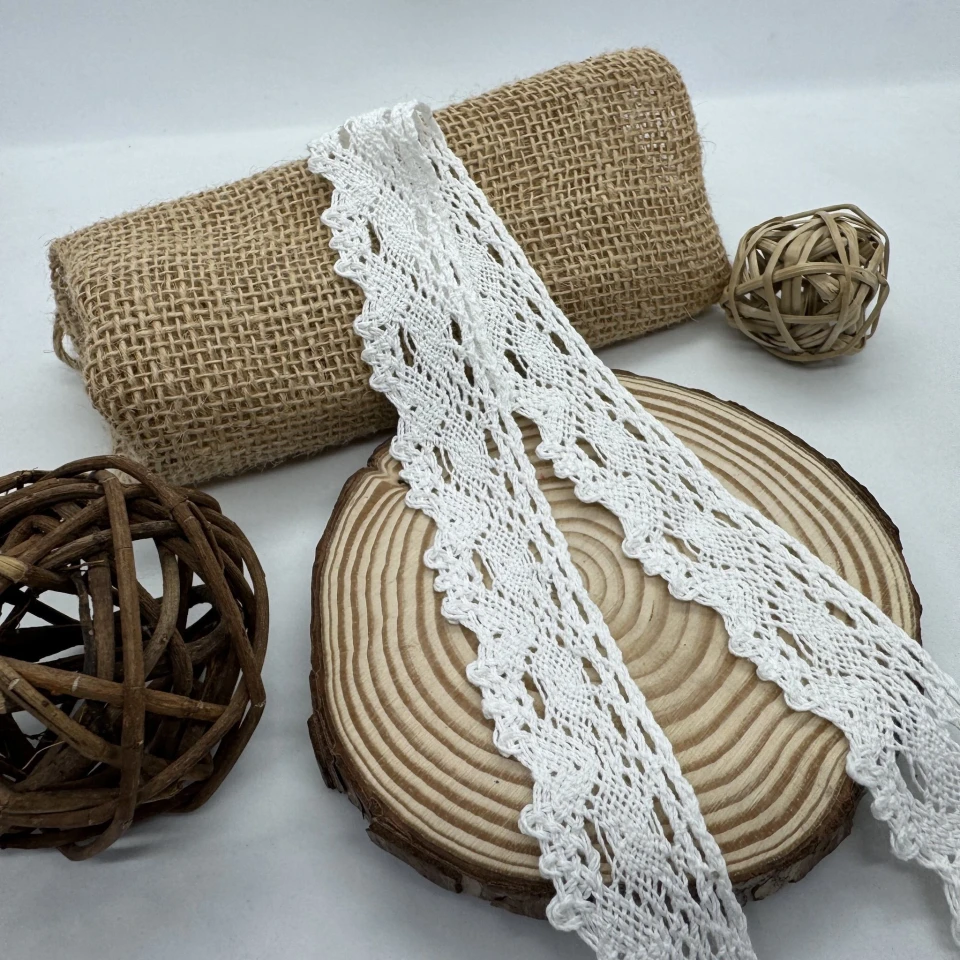 Кружево макраме "Сладкая дымка" 3 см. (1 м.), молочний