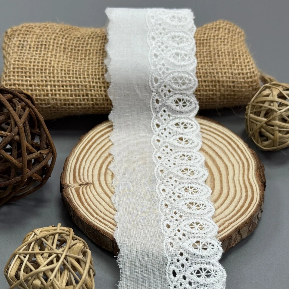 Кружево отделочное 8085 (1 м.), Білий