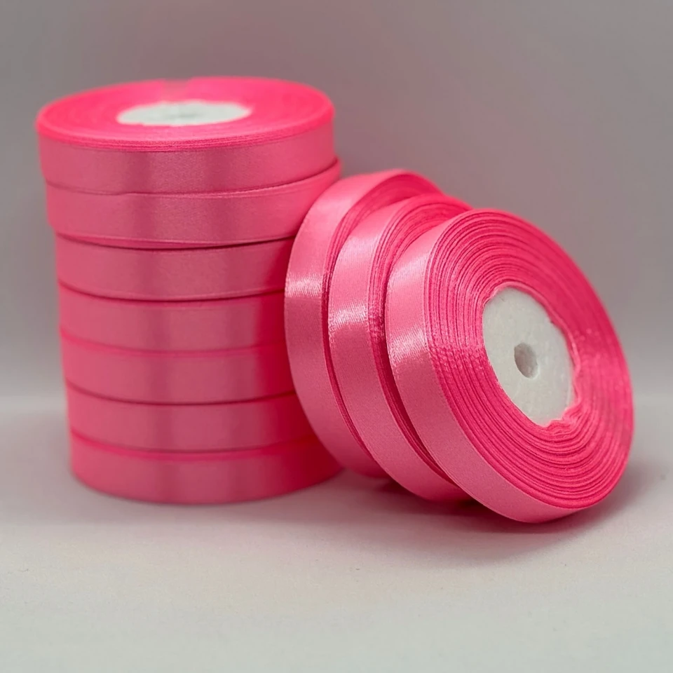 Атласная лента 1.2 см (33 м.), 05 барбі