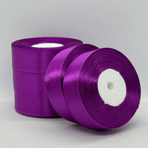 Атласная лента 2,5 см (33 м.), 29 ліловий