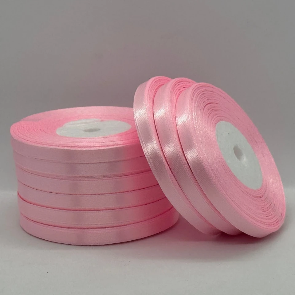 Атласная лента 0.6 см (33 м.), 04 французька троянда