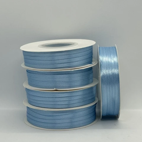 Атласна стрічка 0.3 см (91 м.), 187 блакитний