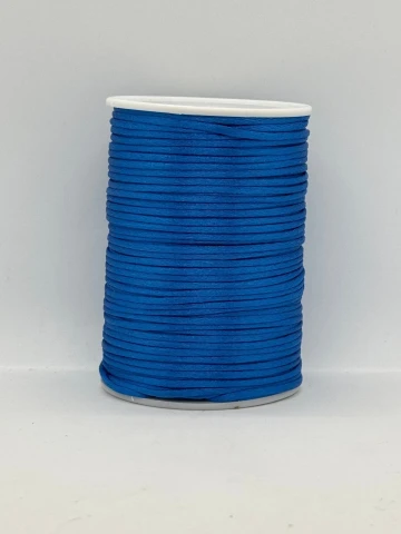 Шнур атласный корсетный 2.3 мм (100 ярдов/91,44 м.), 45 синій бірюза