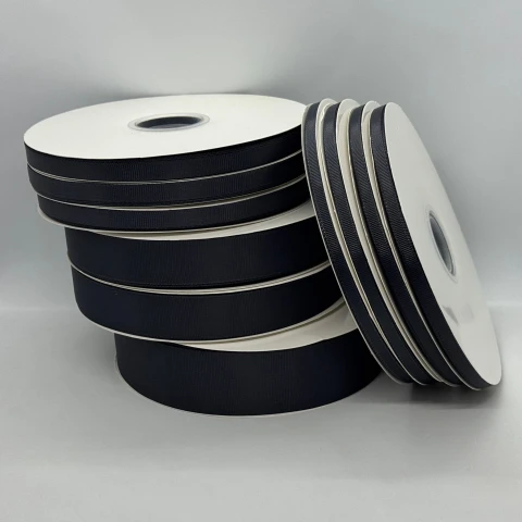 Стрічка репс 1 см (100 ярд/ 91 м.), 1242 темно сірий