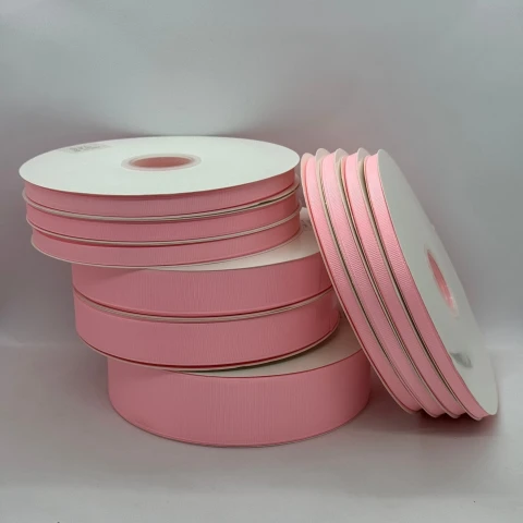 Лента репс 3,8 см (100 ярдов/91 м.), 1301 світло рожевий