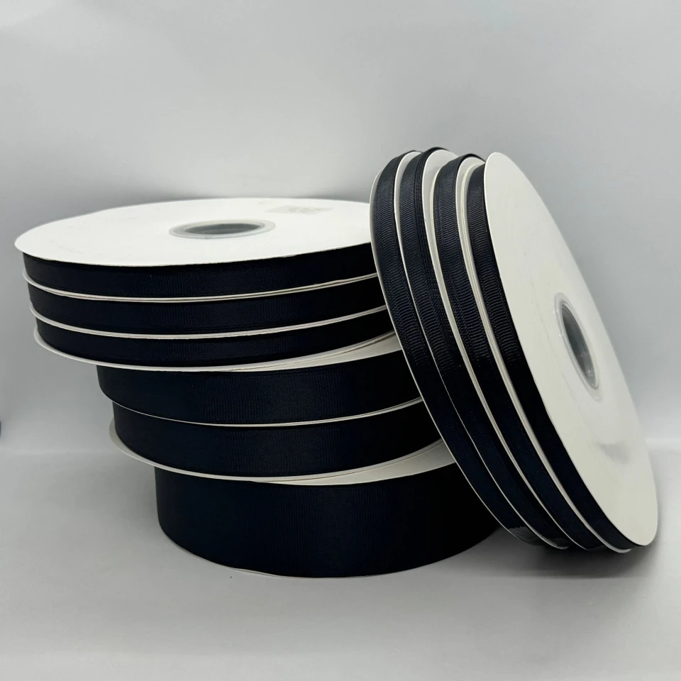 Лента репс 3,8 см (100 ярдов/91 м.), 1039 чорний