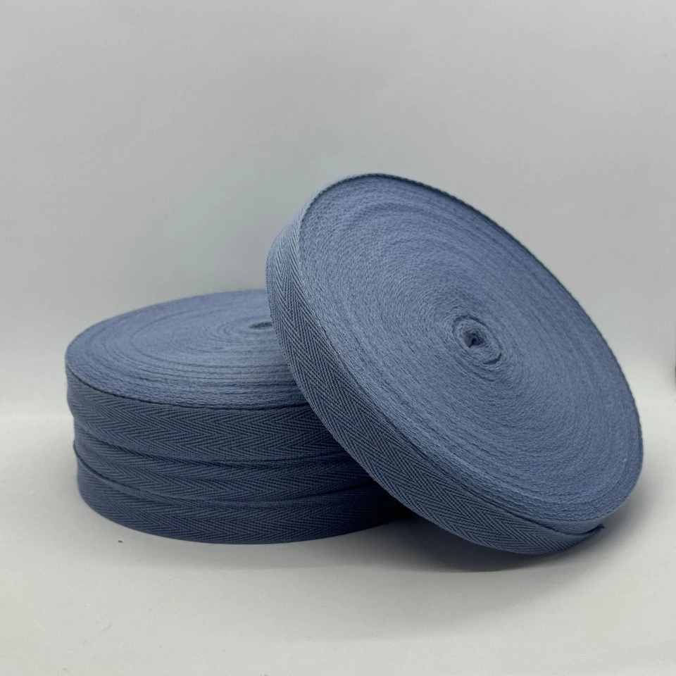 Кіперна стрічка 2 см (40м.), 2206 сіро блакитний