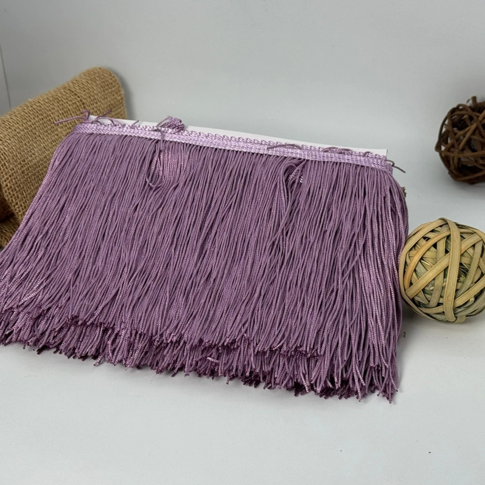 Бахрома танцевальная лапша «Сердце танца» 15 см (9 метров), 140 фіалковий