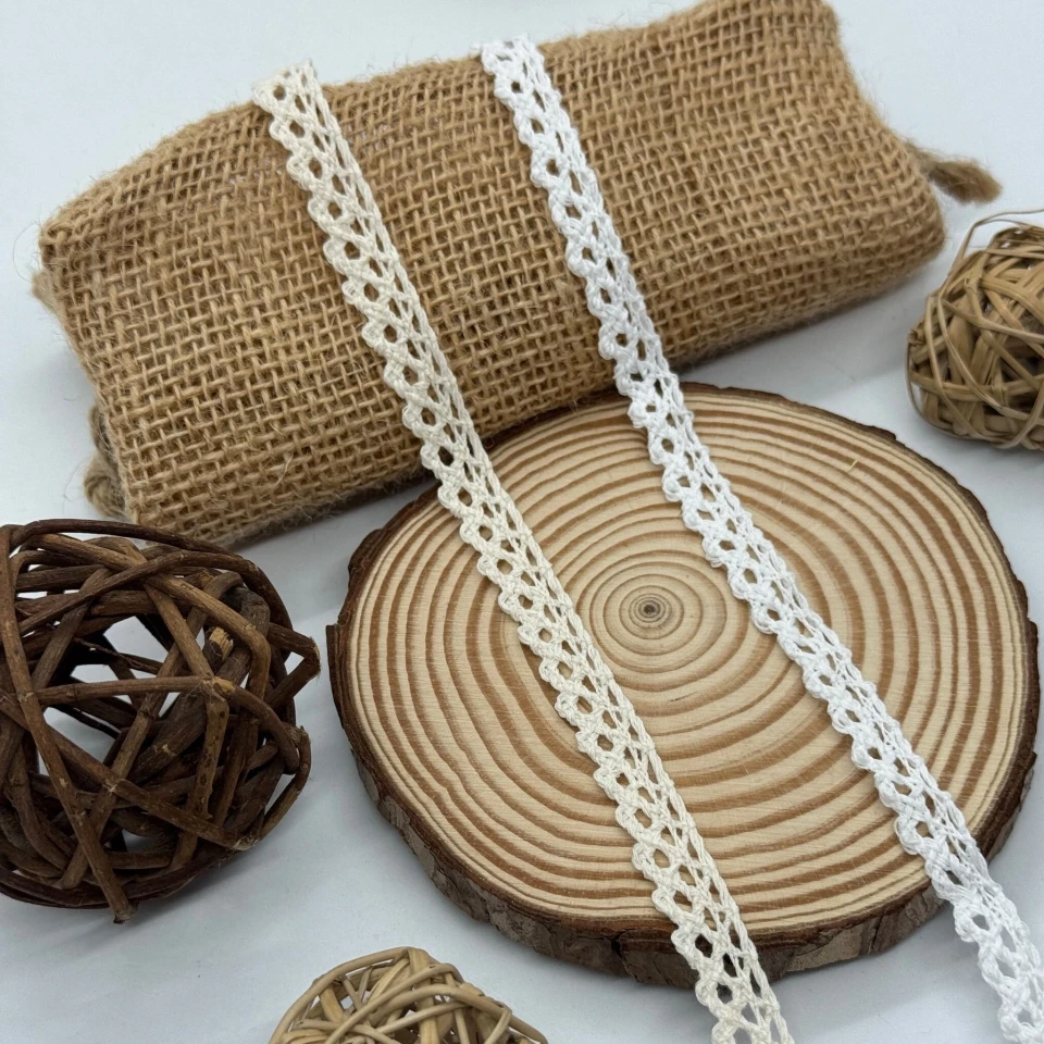 Макраме кружево "Небесная нежность" 1,5 см (1 м.), білий