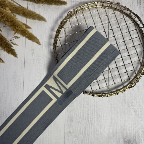 Трикотажный пояс довяз Мода (8.5см*90 см), світлий сірий