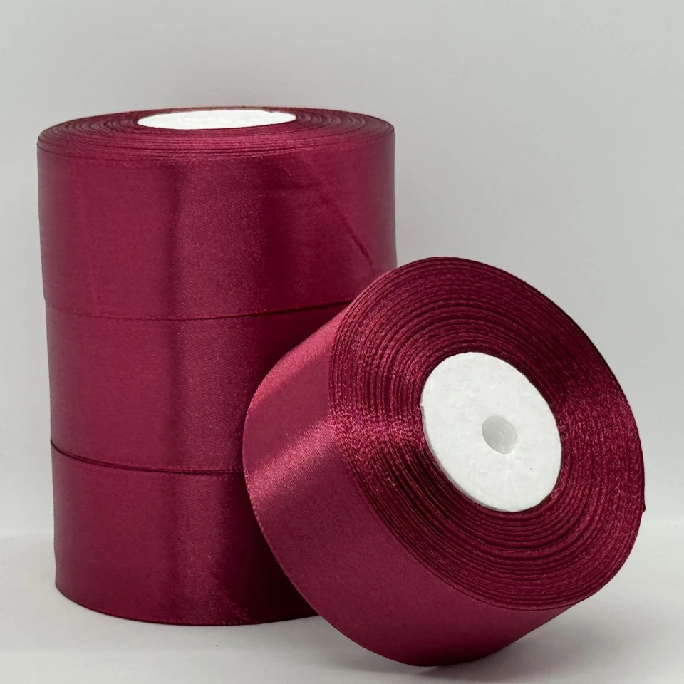 Атласна стрічка 4 см (33 м.), 165 фіолетова ніч