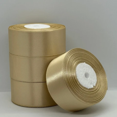 Атласна стрічка 4 см (33 м.), 156 пісок