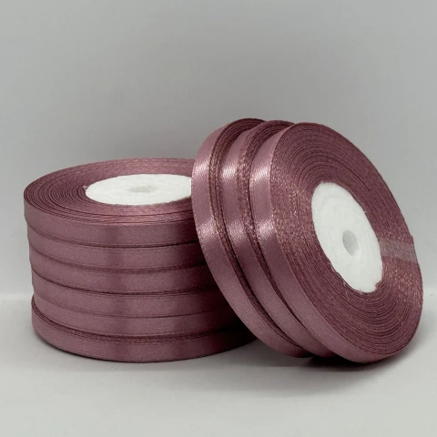 Атласная лента 0.6 см (33 м.), 91 пудровий