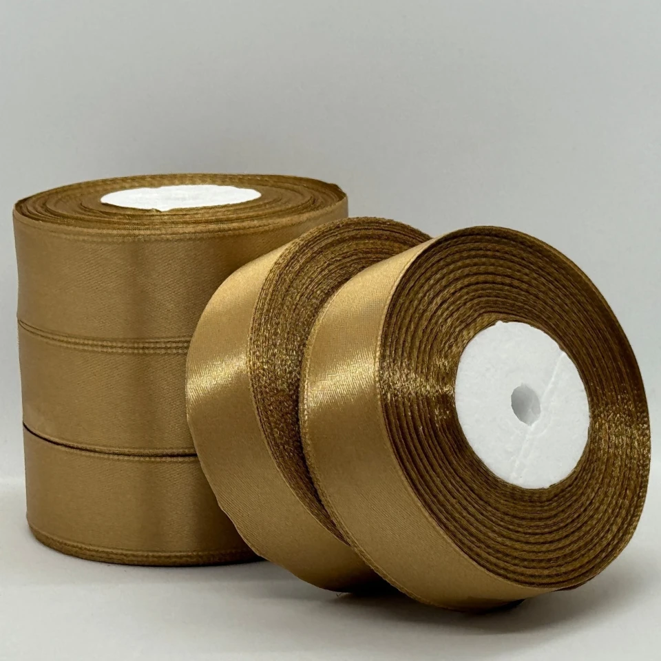 Атласная лента 2,5 см (33 м.), 105 корица