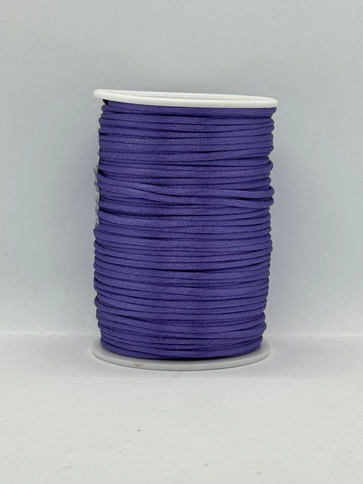 Шнур атласный корсетный 2.3 мм (100 ярдов/91,44 м.), 64 фіолетовий