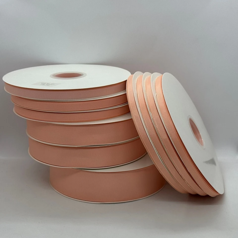 Лента репс 2,5 см (100 ярдов/91 м.), 1213 персикове дерево