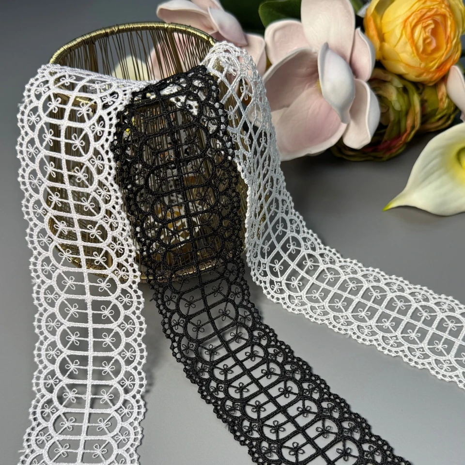 Кружево полиэстер ВВ"Белая мелодия" 5 см.(1 м), білий
