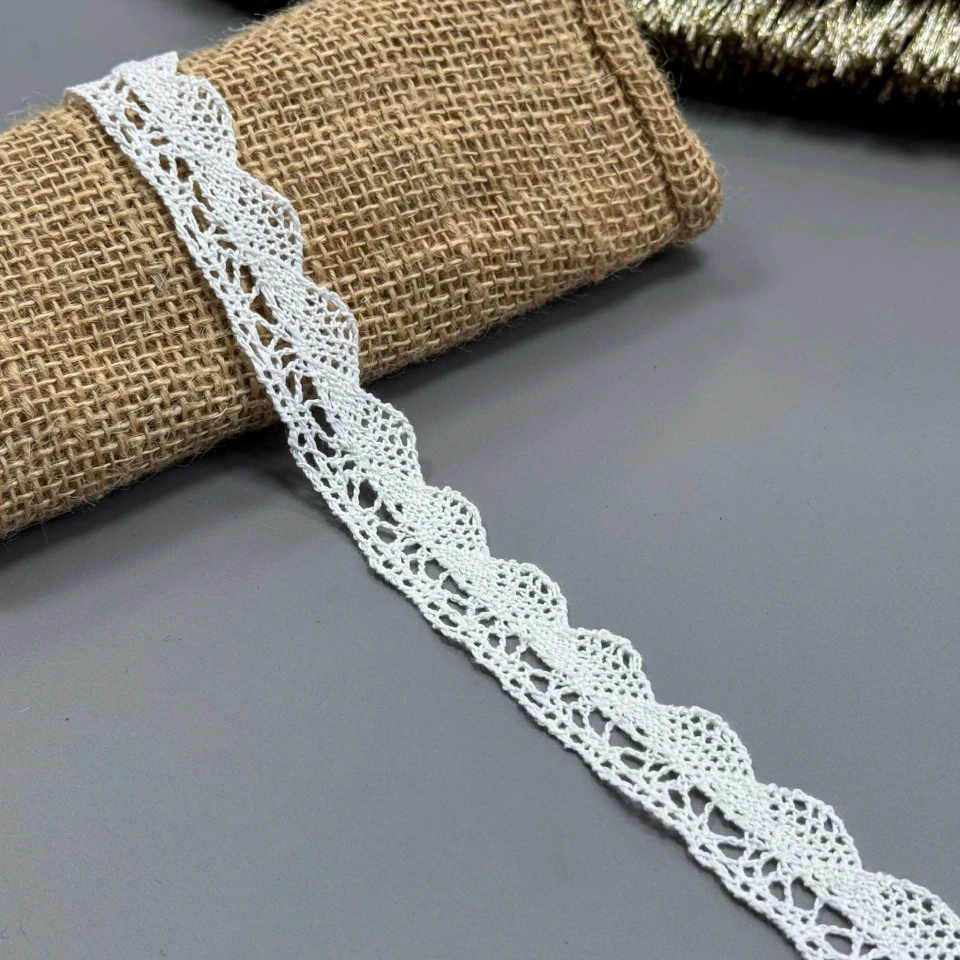 Кружево макраме "Кружево элегантности" 2см. (1 м.), молочний