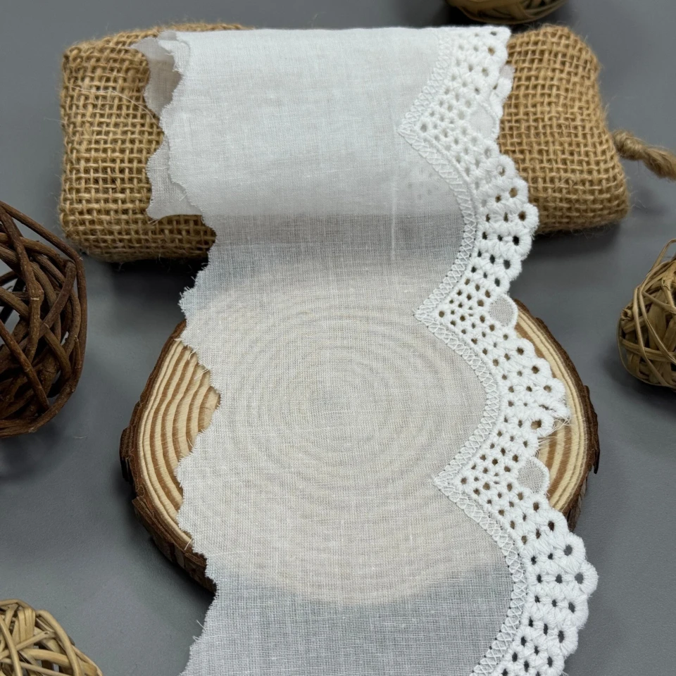 Кружевная прошва "Магия кружева" 10 см (1 м.), Білий