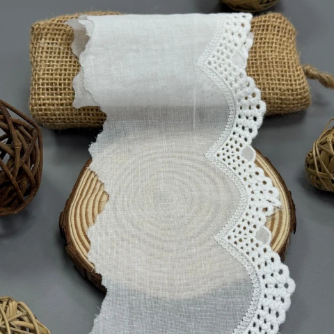 Кружевная прошва "Магия кружева" 10 см (1 м.), Білий