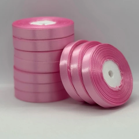 Атласная лента 1.2 см (33 м.), 94 рожева пудра